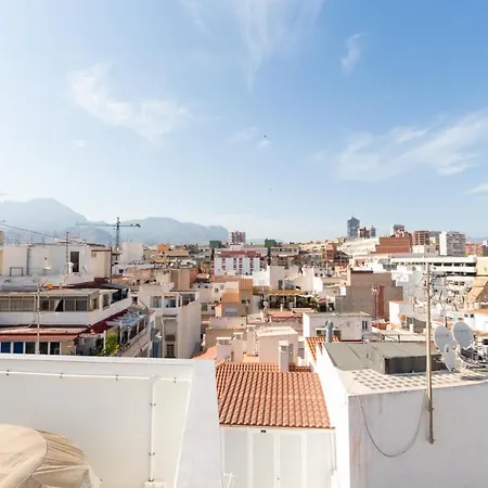 Lägenhet Old Penthouse With Fantastic Views & Parking Benidorm